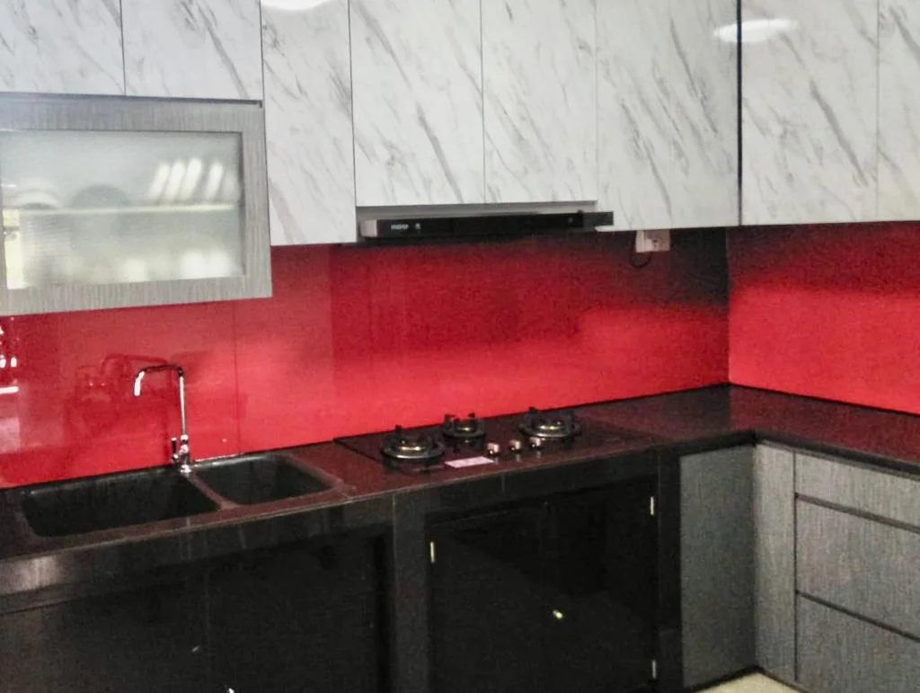 Tempered Glass Kitchen Backing